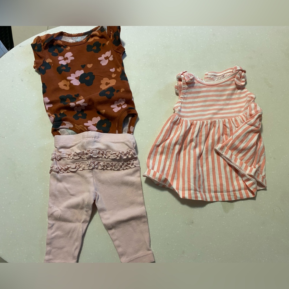 2 for $5 baby girl onesie and outfits